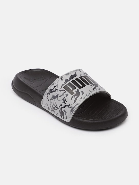 Puma Unisex Brand Logo Printed Sliders - View 3